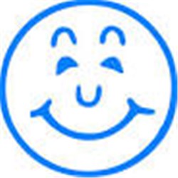 Staedtler Shiny Stamp Smiley Face Blue